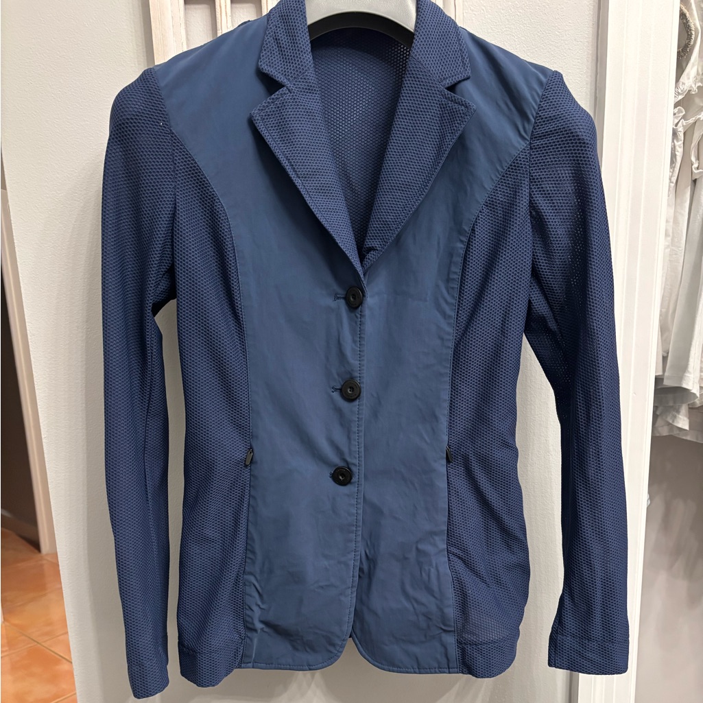 Rj Classics Show Coat Mesh Blue Size 2 Regular